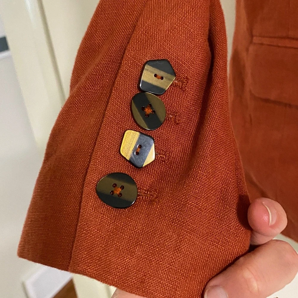 Farm Rio Linen Blazer - Picture 5 of 8